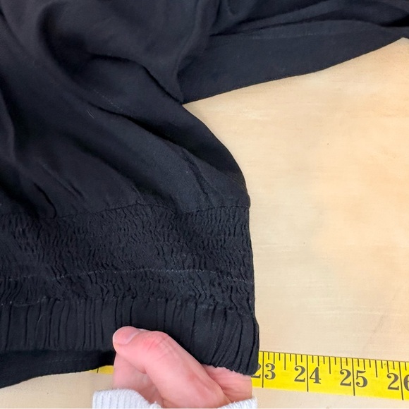 Embroidered Wide Leg Wrap Pants Boho Resort Style - Picture 12 of 16